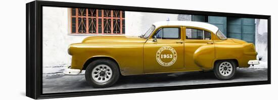 Cuba Fuerte Collection Panoramic - Honey Pontiac 1953 Original Classic Car-Philippe Hugonnard-Framed Stretched Canvas