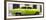 Cuba Fuerte Collection Panoramic - Lime Green Bel Air Classic Car-Philippe Hugonnard-Framed Photographic Print