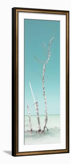 Cuba Fuerte Collection Panoramic - Ocean Nature - Pastel Aquamarine-Philippe Hugonnard-Framed Photographic Print