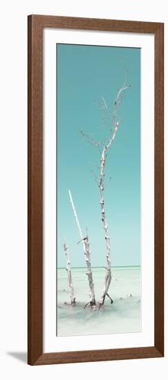 Cuba Fuerte Collection Panoramic - Ocean Nature - Pastel Aquamarine-Philippe Hugonnard-Framed Photographic Print