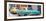 Cuba Fuerte Collection Panoramic - Old Cars Chevrolet Turquoise and Yellow-Philippe Hugonnard-Framed Photographic Print