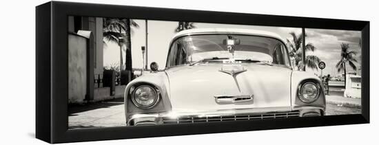 Cuba Fuerte Collection Panoramic - Old Chevy-Philippe Hugonnard-Framed Stretched Canvas