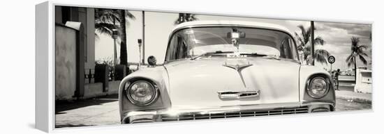 Cuba Fuerte Collection Panoramic - Old Chevy-Philippe Hugonnard-Framed Stretched Canvas