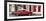 Cuba Fuerte Collection Panoramic - Old Red Car in Havana-Philippe Hugonnard-Framed Photographic Print