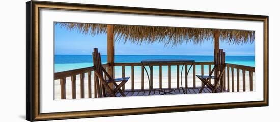 Cuba Fuerte Collection Panoramic - Paradise Beach Hut-Philippe Hugonnard-Framed Photographic Print