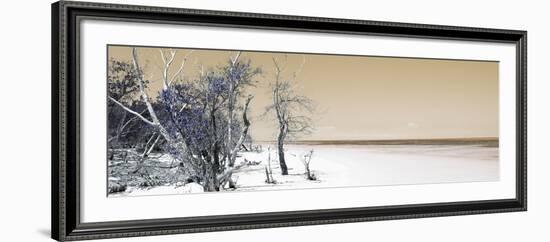 Cuba Fuerte Collection Panoramic - Sandy Beach Pastel Dark Yellow-Philippe Hugonnard-Framed Photographic Print