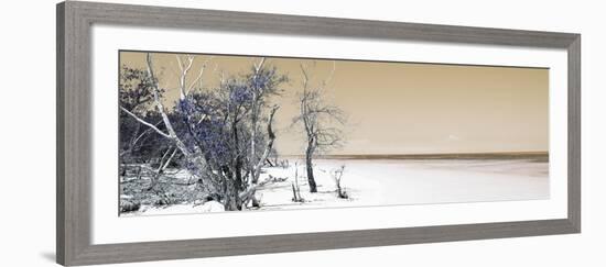 Cuba Fuerte Collection Panoramic - Sandy Beach Pastel Dark Yellow-Philippe Hugonnard-Framed Photographic Print