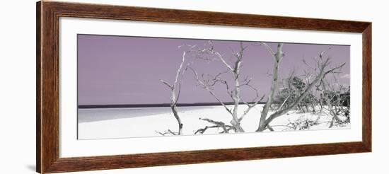 Cuba Fuerte Collection Panoramic - Tropical Beach Nature - Pastel Purple-Philippe Hugonnard-Framed Photographic Print