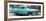 Cuba Fuerte Collection Panoramic - Turquoise Chevy-Philippe Hugonnard-Framed Photographic Print