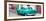 Cuba Fuerte Collection Panoramic - Turquoise Taxi Pontiac 1953-Philippe Hugonnard-Framed Photographic Print
