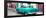 Cuba Fuerte Collection Panoramic - Turquoise Taxi Pontiac 1953-Philippe Hugonnard-Framed Photographic Print