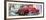 Cuba Fuerte Collection Panoramic - Two Chevrolet Cars Red and Turquoise-Philippe Hugonnard-Framed Photographic Print