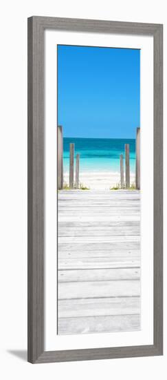 Cuba Fuerte Collection Panoramic - Way to the Beach-Philippe Hugonnard-Framed Photographic Print