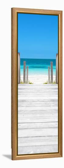 Cuba Fuerte Collection Panoramic - Way to the Beach-Philippe Hugonnard-Framed Stretched Canvas