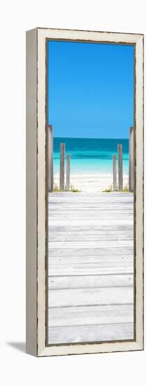 Cuba Fuerte Collection Panoramic - Way to the Beach-Philippe Hugonnard-Framed Stretched Canvas