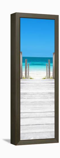 Cuba Fuerte Collection Panoramic - Way to the Beach-Philippe Hugonnard-Framed Stretched Canvas