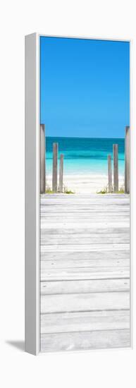 Cuba Fuerte Collection Panoramic - Way to the Beach-Philippe Hugonnard-Framed Stretched Canvas