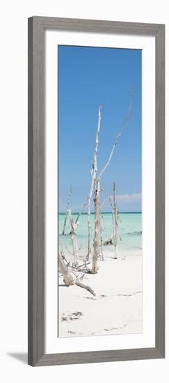 Cuba Fuerte Collection Panoramic - Wild White Sand Beach II-Philippe Hugonnard-Framed Photographic Print