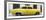 Cuba Fuerte Collection Panoramic - Yellow Bel Air Classic Car-Philippe Hugonnard-Framed Photographic Print