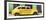 Cuba Fuerte Collection Panoramic - Yellow Vintage Car-Philippe Hugonnard-Framed Photographic Print