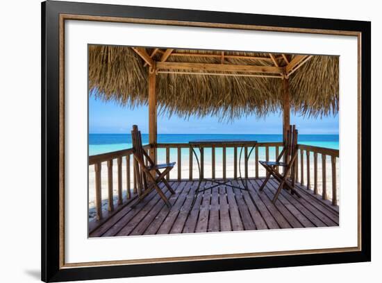 Cuba Fuerte Collection - Peaceful Beach-Philippe Hugonnard-Framed Photographic Print