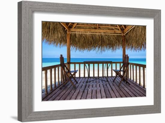 Cuba Fuerte Collection - Peaceful Beach-Philippe Hugonnard-Framed Photographic Print