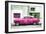 Cuba Fuerte Collection - Pink Pontiac 1953 Original Classic Car-Philippe Hugonnard-Framed Photographic Print