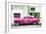 Cuba Fuerte Collection - Pink Pontiac 1953 Original Classic Car-Philippe Hugonnard-Framed Photographic Print