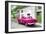 Cuba Fuerte Collection - Pink Taxi Pontiac 1953-Philippe Hugonnard-Framed Photographic Print