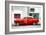 Cuba Fuerte Collection - Red Pontiac 1953 Original Classic Car-Philippe Hugonnard-Framed Photographic Print