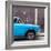 Cuba Fuerte Collection SQ - 615 Street and Blue Car-Philippe Hugonnard-Framed Photographic Print