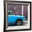 Cuba Fuerte Collection SQ - 615 Street and Blue Car-Philippe Hugonnard-Framed Photographic Print