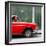 Cuba Fuerte Collection SQ - 615 Street and Red Car-Philippe Hugonnard-Framed Photographic Print