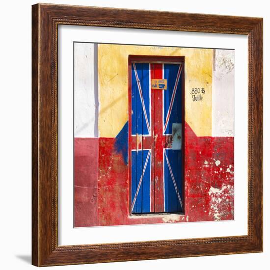 Cuba Fuerte Collection SQ - "830 Guille" English Door-Philippe Hugonnard-Framed Photographic Print