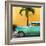 Cuba Fuerte Collection SQ - Beautiful Retro Green Car-Philippe Hugonnard-Framed Photographic Print