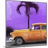 Cuba Fuerte Collection SQ - Beautiful Retro Orange Car-Philippe Hugonnard-Mounted Photographic Print