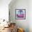 Cuba Fuerte Collection SQ - Beautiful Retro Pink Car-Philippe Hugonnard-Framed Photographic Print displayed on a wall