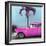 Cuba Fuerte Collection SQ - Beautiful Retro Pink Car-Philippe Hugonnard-Framed Photographic Print