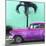 Cuba Fuerte Collection SQ - Beautiful Retro Purple Car-Philippe Hugonnard-Mounted Photographic Print