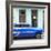 Cuba Fuerte Collection SQ - Bel Air Classic Blue Car-Philippe Hugonnard-Framed Photographic Print