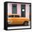 Cuba Fuerte Collection SQ - Bel Air Classic Orange Car-Philippe Hugonnard-Framed Stretched Canvas