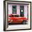 Cuba Fuerte Collection SQ - Bel Air Classic Red Car-Philippe Hugonnard-Framed Photographic Print