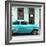 Cuba Fuerte Collection SQ - Bel Air Classic Turquoise Car-Philippe Hugonnard-Framed Photographic Print