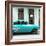 Cuba Fuerte Collection SQ - Bel Air Classic Turquoise Car-Philippe Hugonnard-Framed Photographic Print