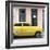 Cuba Fuerte Collection SQ - Bel Air Classic Yellow Car-Philippe Hugonnard-Framed Photographic Print