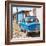 Cuba Fuerte Collection SQ - Blue Car in Trinidad-Philippe Hugonnard-Framed Photographic Print