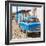 Cuba Fuerte Collection SQ - Blue Car in Trinidad-Philippe Hugonnard-Framed Photographic Print