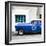 Cuba Fuerte Collection SQ - Blue Pontiac 1953 Original Classic Car-Philippe Hugonnard-Framed Photographic Print