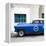 Cuba Fuerte Collection SQ - Blue Pontiac 1953 Original Classic Car-Philippe Hugonnard-Framed Stretched Canvas