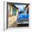 Cuba Fuerte Collection SQ - Blue Taxi in Trinidad-Philippe Hugonnard-Framed Photographic Print